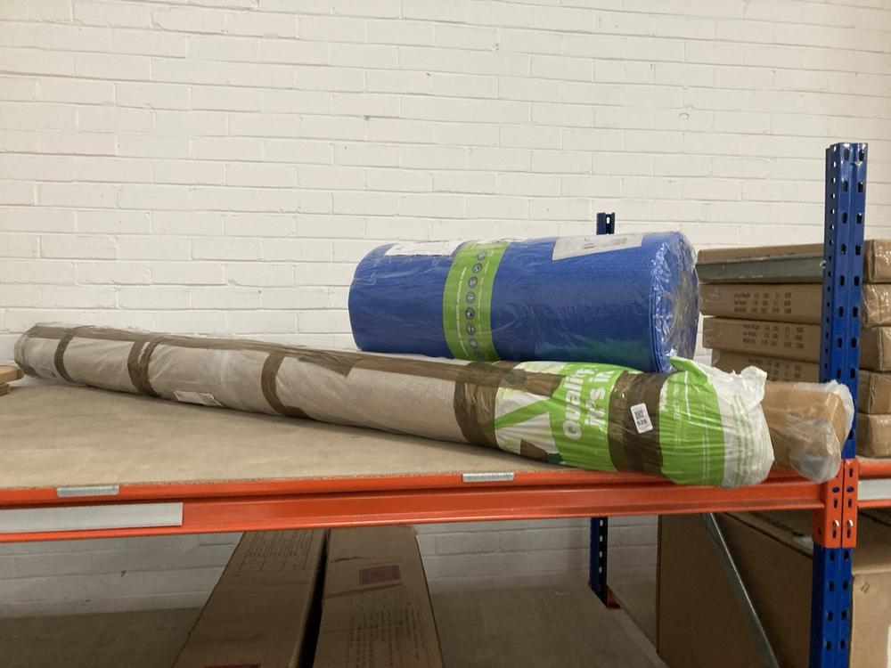 Lot 528  
            Chesterfield SR39 - Collection or Optional Delivery Available 

                
3 X ASSORTED RUGS TO INCLUDE CITY RUG IN BEIGE SIZE 200 X 275CM (LOCATION: A RACK...