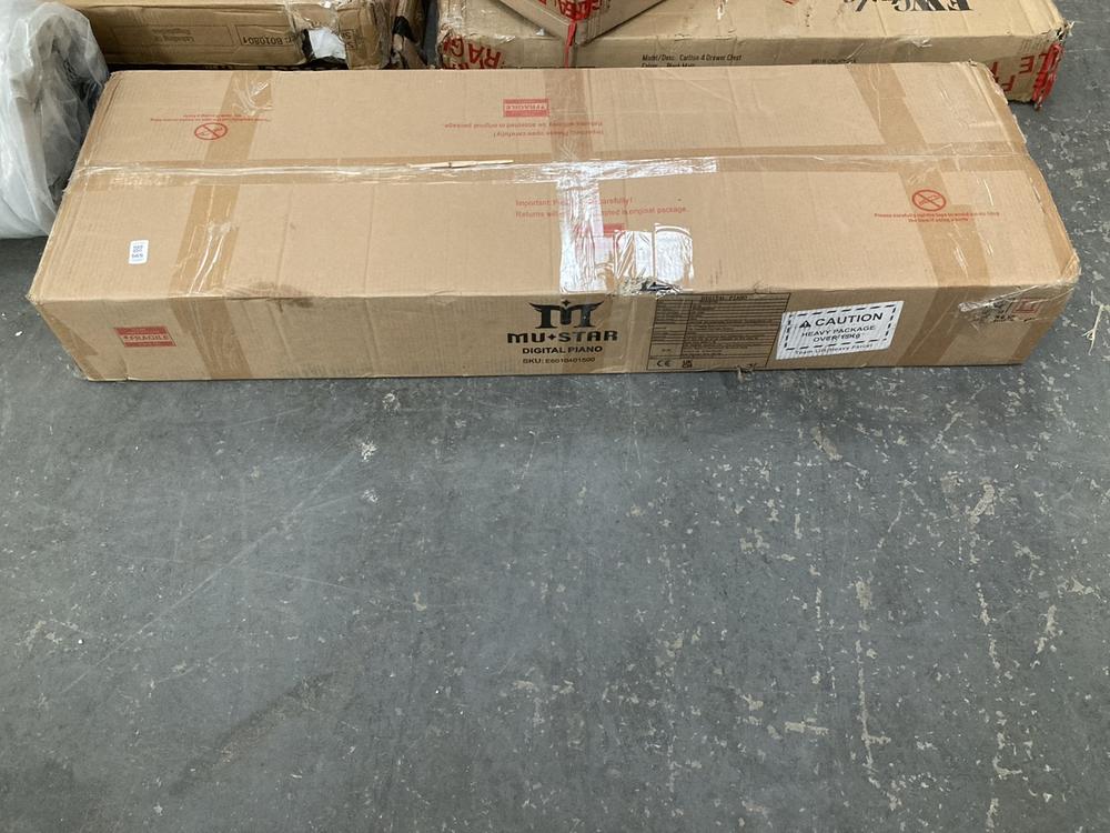 Lot 565  
            Chesterfield SR39 - Collection or Optional Delivery Available 

                
MUSTAR DIGITAL PIANO MODEL: E6010401500 ORIGINAL RRP- £145 (LOCATION: A7)