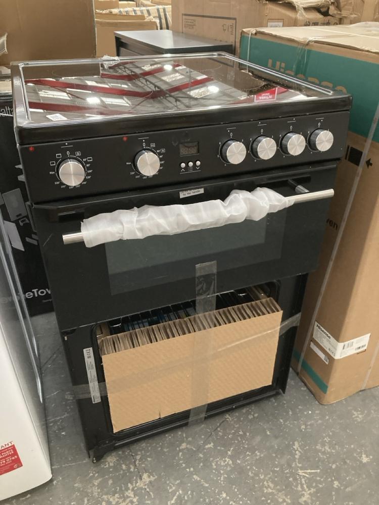 Lot 581  
            Chesterfield SR39 - Collection or Optional Delivery Available 

                
HISENSE FREESTANDING DOUBLE ELECTRIC OVEN IN BLACK MODEL: (LOCATION: A7)