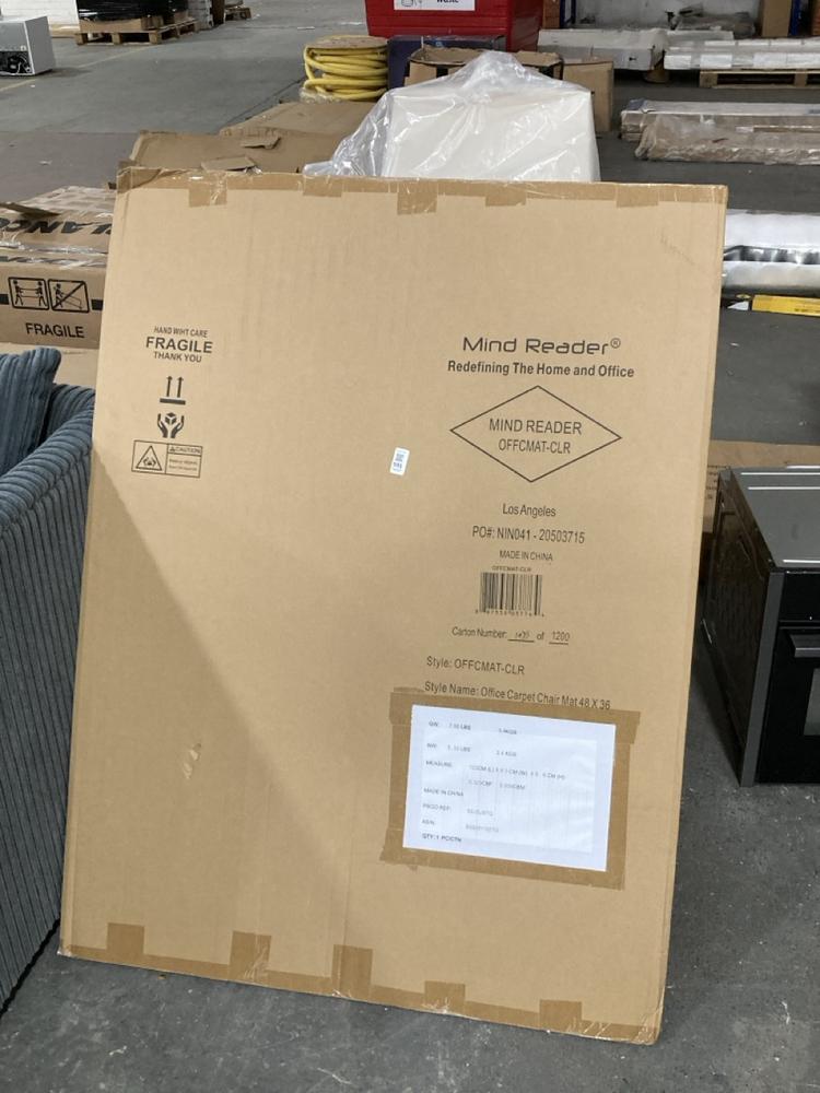 Lot 591  
            Chesterfield SR39 - Collection or Optional Delivery Available 

                
MIND READER MAT TO INCLUDE OFFICE CHAIR IN CREAM (LOCATION: A7)