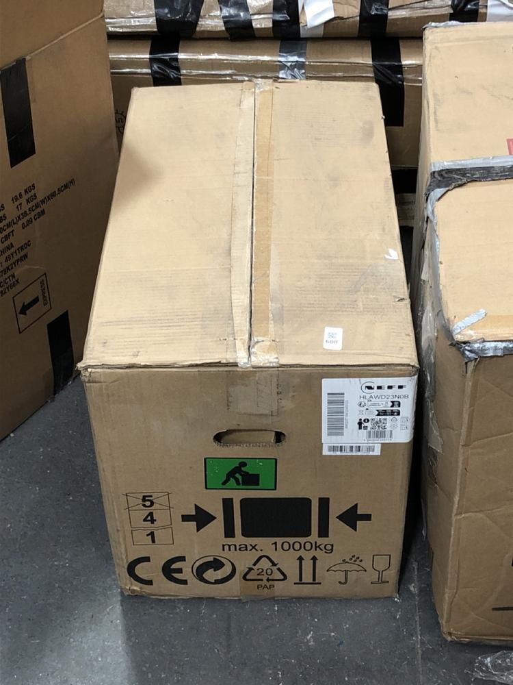 Lot 608  
            Chesterfield SR39 - Collection or Optional Delivery Available 

                
NEFF BUILT IN MICROWAVE IN BLACK MODEL: HLAWD23N0B ORIGINAL RRP- £429 (LOCATION: A6)