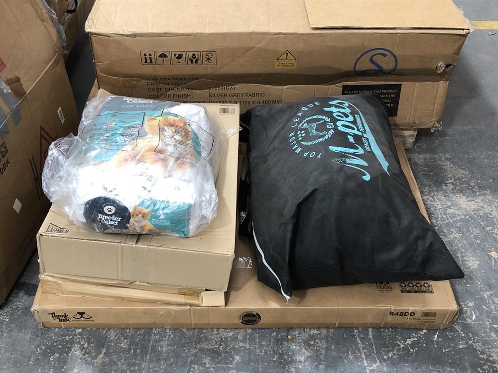 Lot 610  
            Chesterfield SR39 - Collection or Optional Delivery Available 

                
5 X ASSORTED ITEMS TO INCLUDE BREEDER CELECT CAT LITTER (LOCATION: A6)