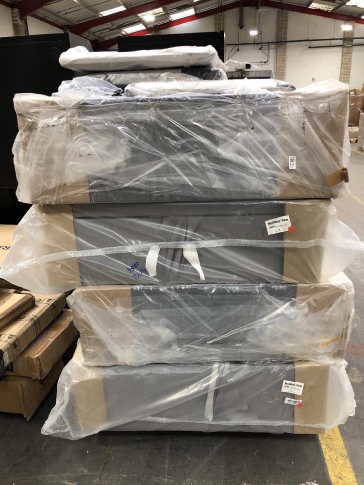 Lot 618  
            Chesterfield SR39 - Collection or Optional Delivery Available 

                
PALLET OF ASSORTED ITEMS TO INCLUDE HEADBOARD IN GREY (LOCATION: A5)