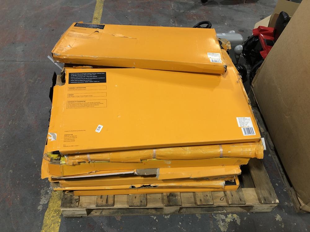 Lot 652  
            Chesterfield SR39 - Collection or Optional Delivery Available 

                
PALLET OF ASSORTED SHELVING TO INCLUDE 175 KG BOLTLESS SHELVING (LOCATION: A4) (K...