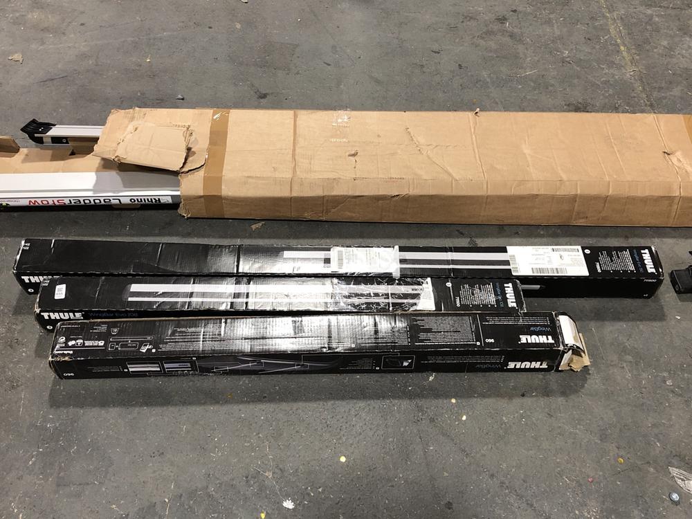 Lot 655  
            Chesterfield SR39 - Collection or Optional Delivery Available 

                
3 X ASSORTED ITEMS TO INCLUDE THULE WINGBAR EVO 150 (LOCATION: A4)