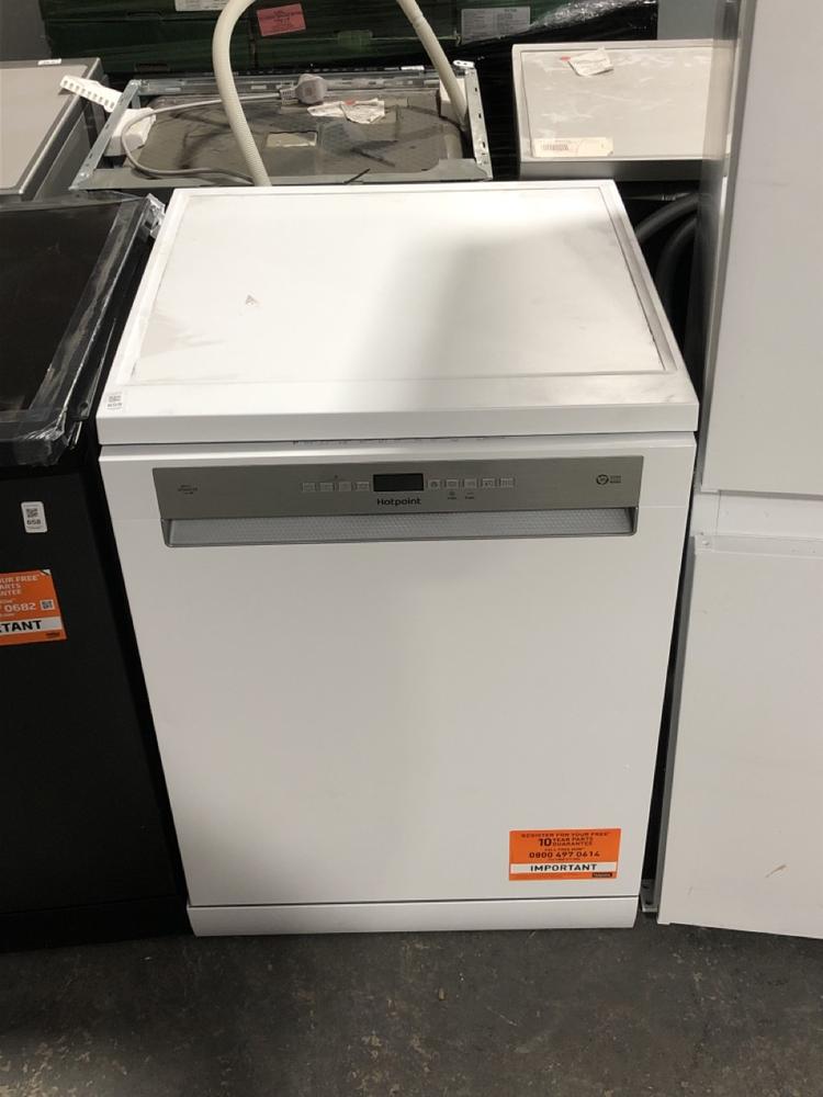 Lot 659  
            Chesterfield SR39 - Collection or Optional Delivery Available 

                
HOTPOINT INEVERTER DISHWASHER IN WHITE MODEL: H7FHP33UK ORIGINAL RRP- £499 (LOCAT...