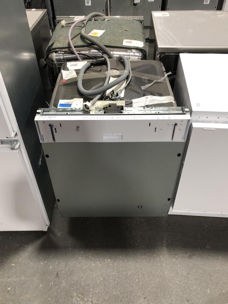 Lot 661  
            Chesterfield SR39 - Collection or Optional Delivery Available 

                
CANDY RAPIDO FULLY INTEGRATED DISHWASHER IN WHITE MODEL: CI4C7L0 ORIGINAL RRP- £2...