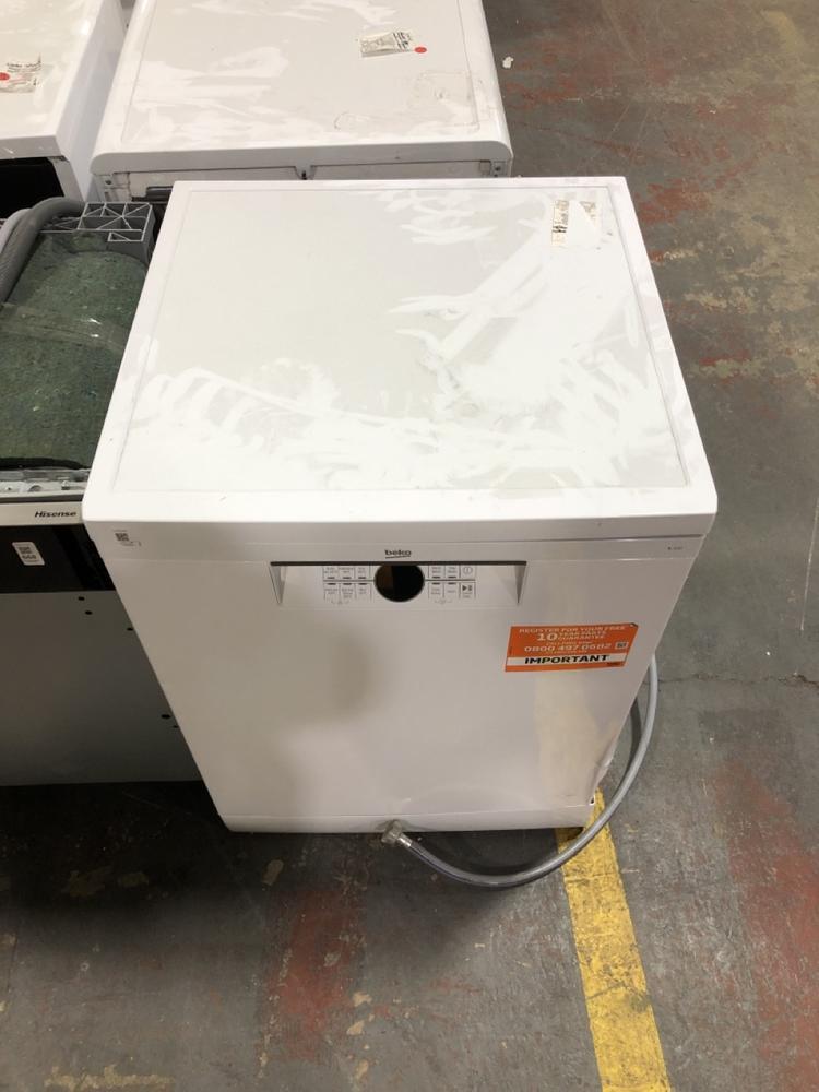 Lot 669  
            Chesterfield SR39 - Collection or Optional Delivery Available 

                
BEKO FREESTANDING DISHWASHER IN WHITE MODEL: BDFN26442W ORIGINAL RRP- £369 (LOCAT...