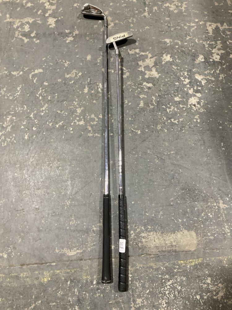 Lot 745  
            Chesterfield SR39 - Collection or Optional Delivery Available 

                
2 X ASSORTED ITEMS TO INCLUDE PING KARSTEN B60I PUTTER (LOCATION: A2)