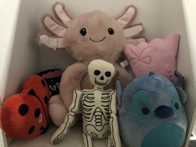 Lot 759  
            Chesterfield SR39 - Collection or Optional Delivery Available 

                
APPROX 7 X ASSORTED TEDDIES TO INCLUDE LADYBUG HEART TEDDY (LOCATION: AR)