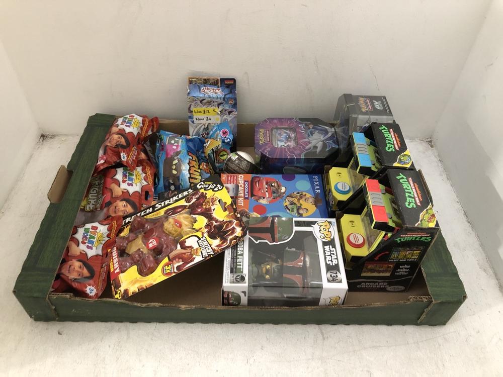 Lot 778  
            Chesterfield SR39 - Collection or Optional Delivery Available 

                
BOX OF APPROX 15 X TOYS TO INCLUDE POKEMON INTO THE WILD BLUE YONDER WITH POKEMON...
