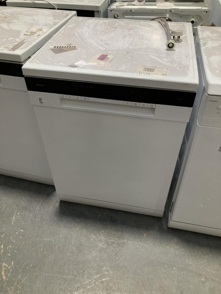 Lot 886  
            Chesterfield SR39 - Collection or Optional Delivery Available 

                
KENWOOD FREESTANDING DISHWASHER IN WHITE MODEL: KDW60W25 ORIGINAL RRP- £299 (LOCA...