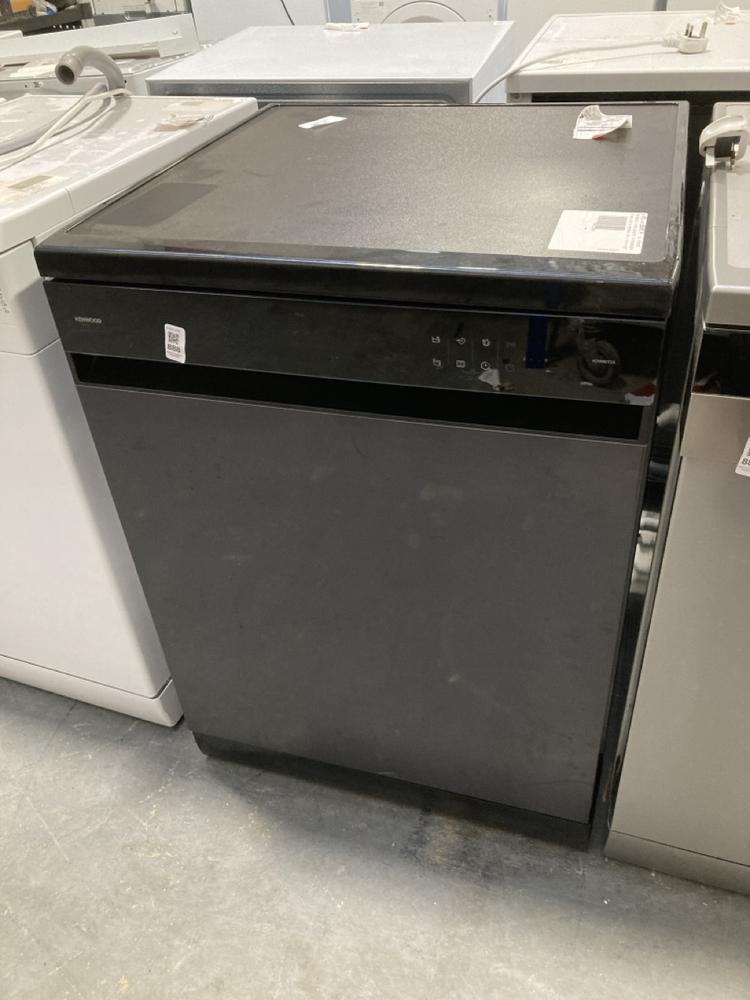 Lot 888  
            Chesterfield SR39 - Collection or Optional Delivery Available 

                
KENWOOD FREESTANDING DISHWASHER IN BLACK MODEL: KDW60T25 ORIGINAL RRP- £395 (LOCA...