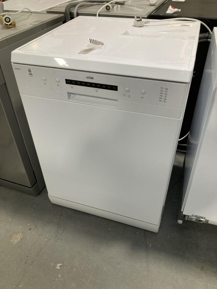 Lot 898  
            Chesterfield SR39 - Collection or Optional Delivery Available 

                
LOGIK FREESTANDING DISHWASHER IN WHITE MODEL: LDW60W23 ORIGINAL RRP- £219 (LOCATI...