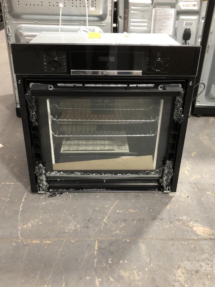 Lot 89  
            Chesterfield SR39 - Collection or Optional Delivery Available 

                
BOSCH BUILT IN SINGLE ELECTIC OVEN IN BLACK MODEL: HQA534BB3B ORIGINAL RRP- £399 ...