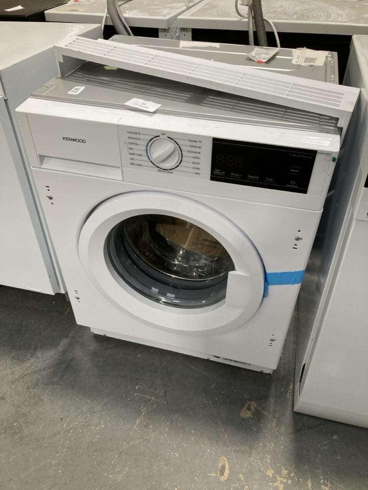 Lot 900  
            Chesterfield SR39 - Collection or Optional Delivery Available 

                
KENWOOD WASHING MACHINE IN WHITE MODEL: KIW914W25 ORIGINAL RRP- £309 (LOCATION: S...