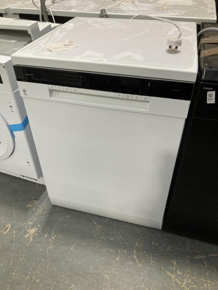 Lot 901  
            Chesterfield SR39 - Collection or Optional Delivery Available 

                
KENWOOD FREESTANDING DISHWASHER IN WHITE MODEL: KDW60W25 ORIGINAL RRP- £299 (LOCA...