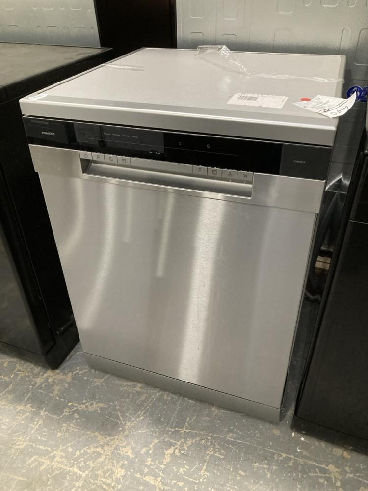 Lot 904  
            Chesterfield SR39 - Collection or Optional Delivery Available 

                
KENWOOD FREESTANDING DISHWASHER IN SILVER MODEL: KDW60X25 ORIGINAL RRP- £349 (LOC...