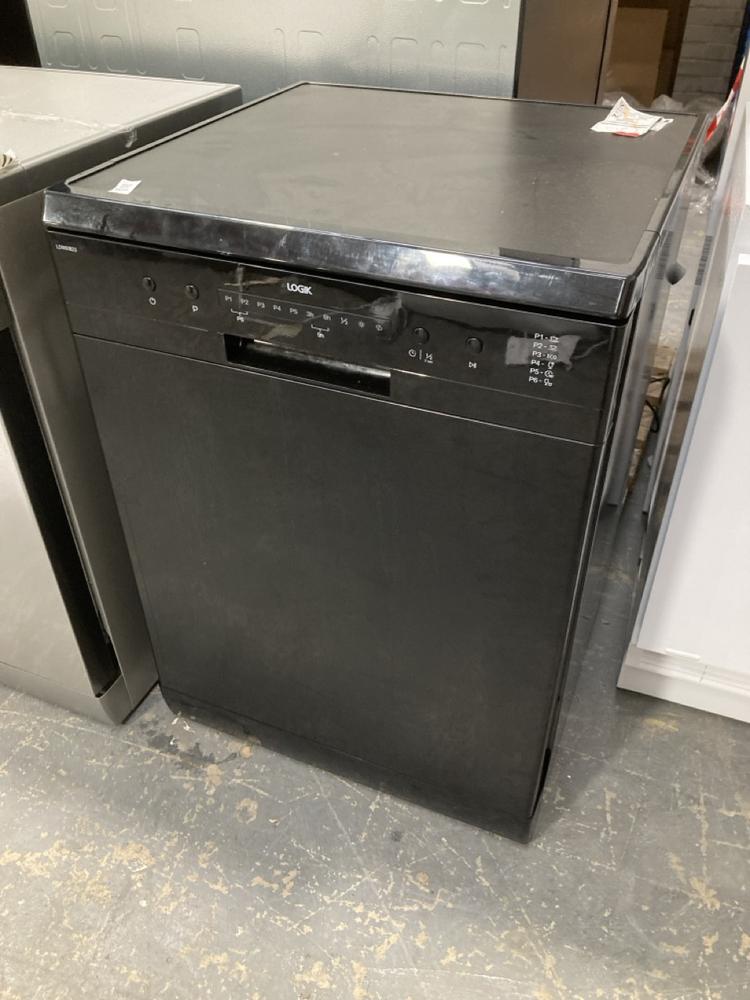 Lot 905  
            Chesterfield SR39 - Collection or Optional Delivery Available 

                
LOGIK FREESTANDING DISHWASHER IN BLACK MODEL: LDW60B23 ORIGINAL RRP- £229 (LOCATI...