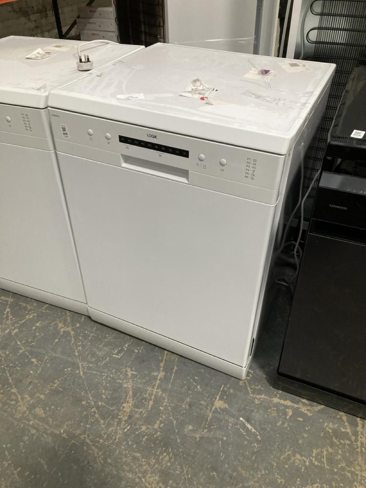 Lot 908  
            Chesterfield SR39 - Collection or Optional Delivery Available 

                
LOGIK FREESTANDING DISHWASHER IN WHITE MODEL: LDW60W23 ORIGINAL RRP- £219 (LOCATI...