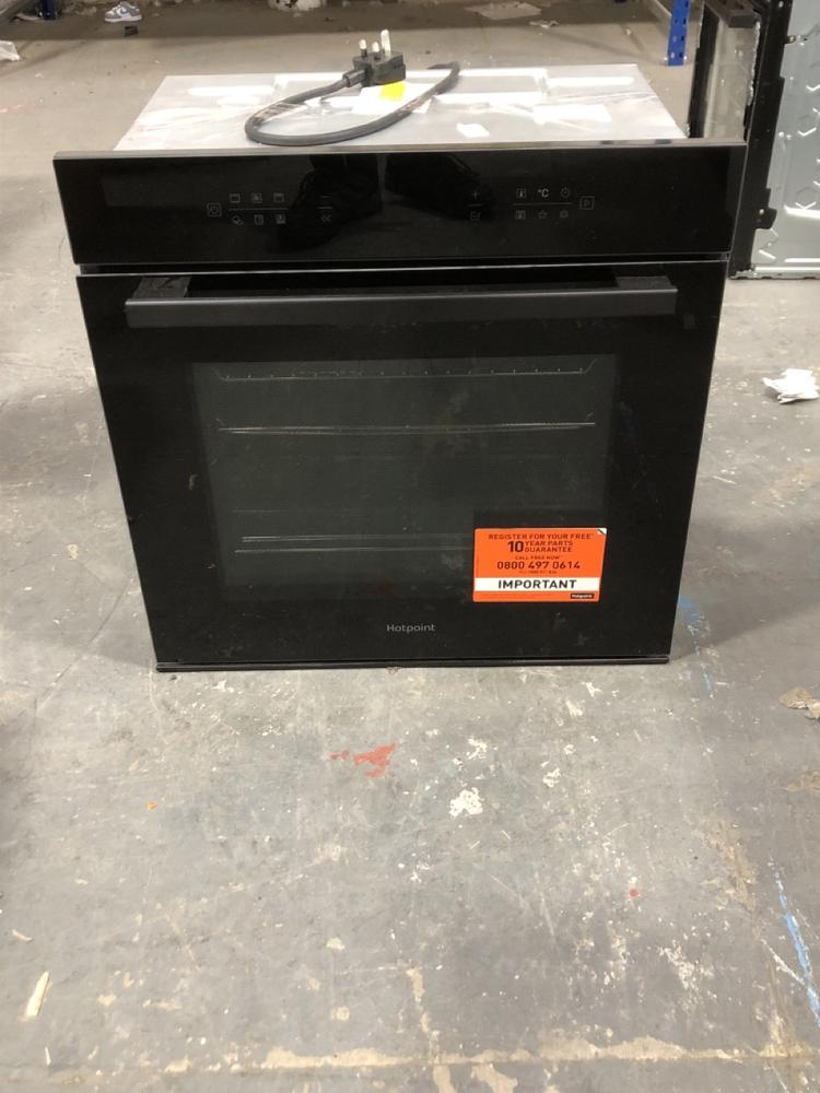 Lot 90  
            Chesterfield SR39 - Collection or Optional Delivery Available 

                
HOTPOINT BUILT IN SINGLE ELECTRIC OVEN IN BLACK MODEL: HOI68CT0SBUK ORIGINAL RRP-...