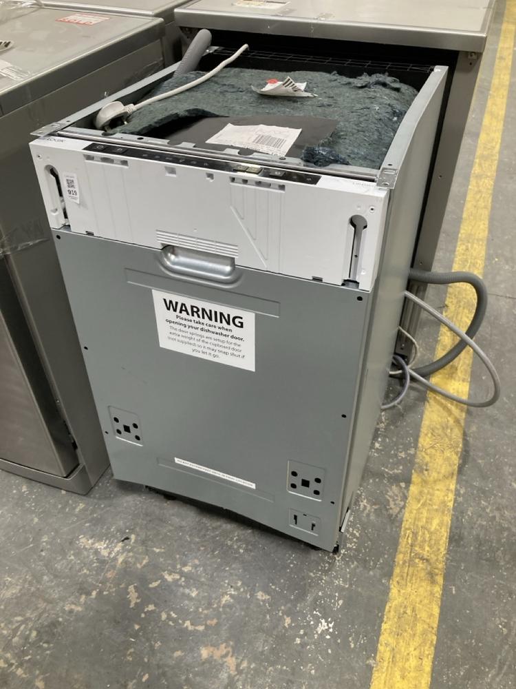 Lot 919  
            Chesterfield SR39 - Collection or Optional Delivery Available 

                
LOGIK FULLY INTEGRATED DISHWASHER IN WHITE MODEL: LID45W23 ORIGINAL RRP- £259 (LO...