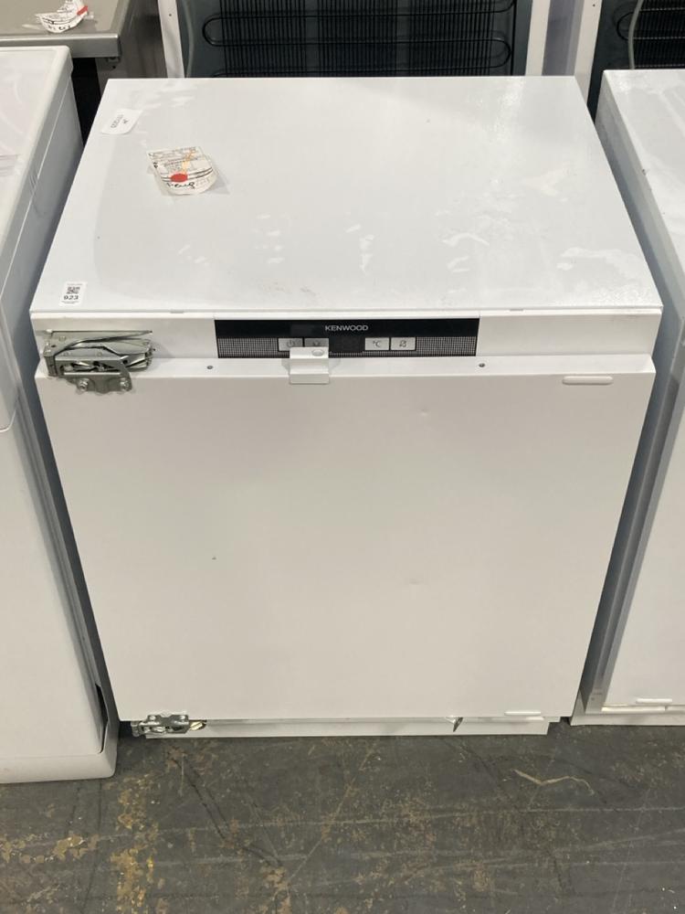 Lot 923  
            Chesterfield SR39 - Collection or Optional Delivery Available 

                
KENWOOD FULLY INTEGRATED FREEZER IN WHITE MODEL: KIF60W23 ORIGINAL RRP- £269 (LOC...