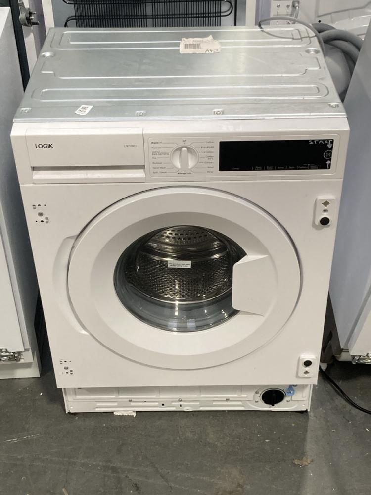 Lot 925  
            Chesterfield SR39 - Collection or Optional Delivery Available 

                
LOGIK WASHING MACHINE IN WHITE MODELl IW712W22 ORIGINAL RRP- £199 (LOCATION: SR40)
