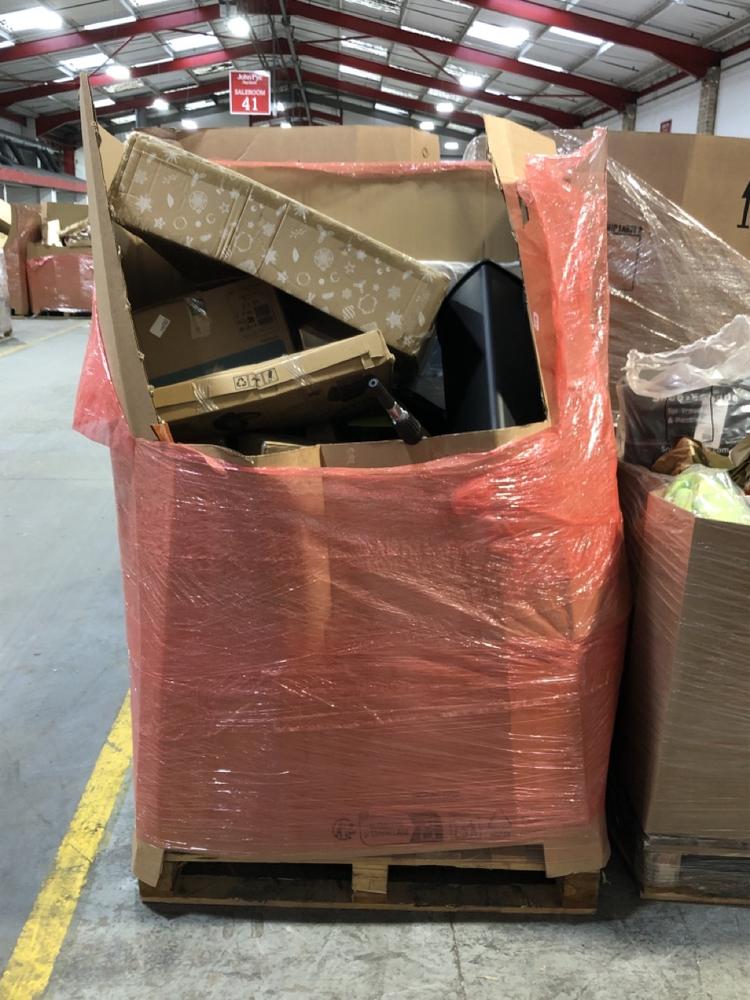 Lot 947  
            Chesterfield SR39 - Collection or Optional Delivery Available 

                
PALLET OF ASSORTED ITEMS TO INCLUDE SHOE BOX IN BLACK (LOCATION: SR41) (KERBSIDE ...