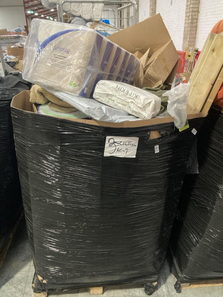 Lot 974  
            Chesterfield SR39 - Collection or Optional Delivery Available 

                
PALLET OF ASSORTED ITEMS TO INCLUDE SERENITY CLASSIC TOILET TISSUE (LOCATION: SR4...