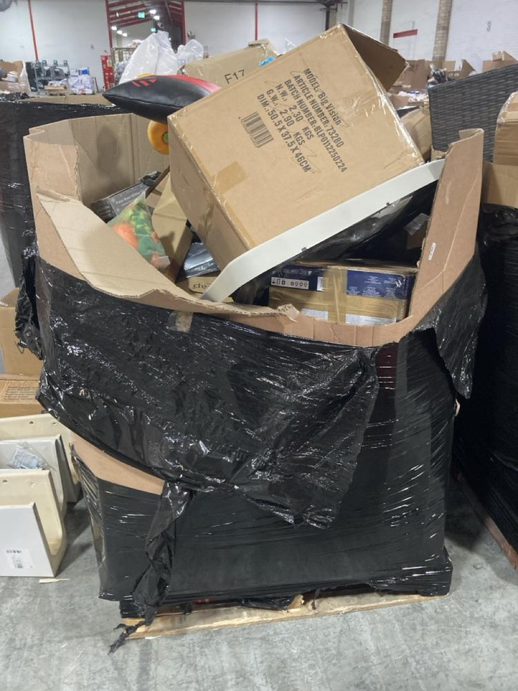 Lot 979  
            Chesterfield SR39 - Collection or Optional Delivery Available 

                
PALLET OF ASSORTED ITEMS TO INCLUDE POLAR BEAR GLITTER DOME ORNAMENT (LOCATION: S...