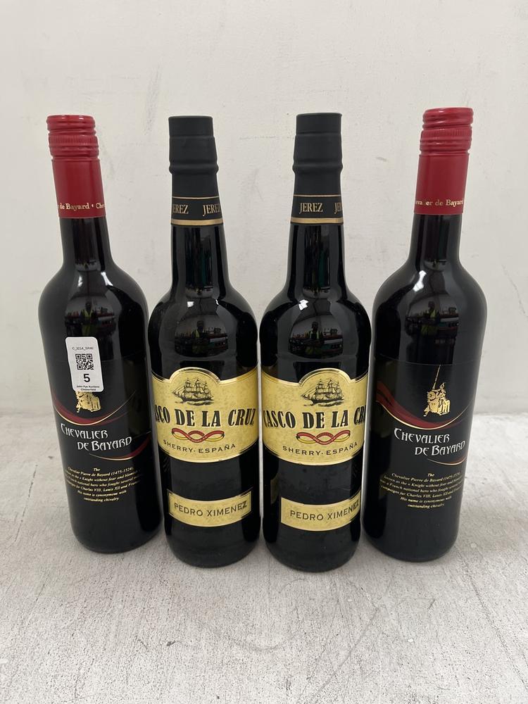 Lot 5  
            Chesterfield SR40 - Collection or Optional Delivery Available 

                
2 X BOTTLES OF CHEVALIER DE BAYARD 2024 750ML ABV 12.5% TO INCLUDE 2 X BOTTLES OF...