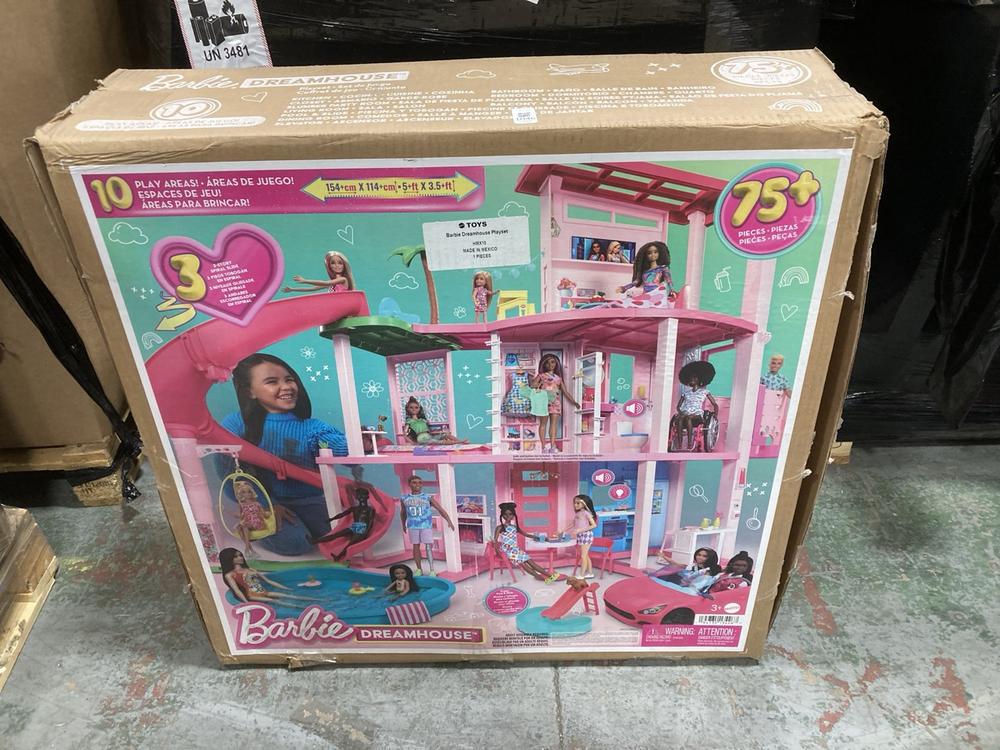 Lot 1046  
            Chesterfield SR38 - Collection or Optional Delivery Available 

                
BARBIE DREAMHOUSE 75 PIECE PLAYSET (LOCATION: SR37)