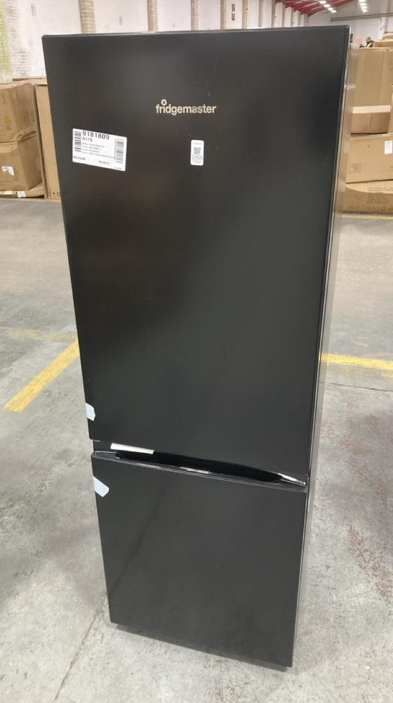 Lot 1055  
            Chesterfield SR38 - Collection or Optional Delivery Available 

                
FRIDGEMASTER 50CM FREESTANDING 70 / 30 FRIDGE FREEZER IN BLACK - MODEL NO. MC5016...