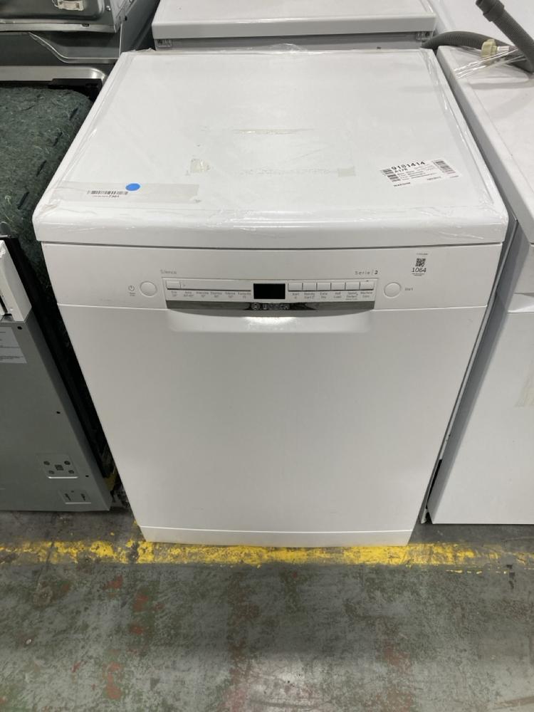 Lot 1064  
            Chesterfield SR38 - Collection or Optional Delivery Available 

                
BOSCH DISHWASHER WITH WIFI - MODEL NO. SMS2HVW67G - ORIGINAL RRP £449 (LOCATION: ...