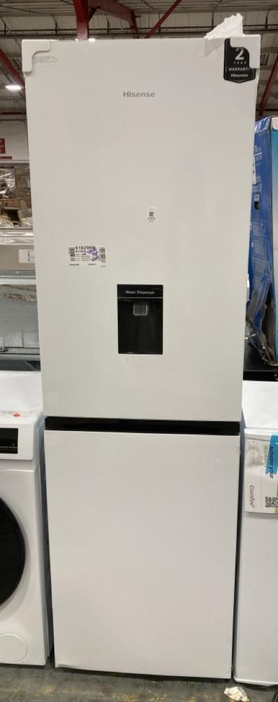 Lot 1069  
            Chesterfield SR38 - Collection or Optional Delivery Available 

                
HISENSE FREESTANDING 50/50 FRIDGE FREEZER IN WHITE - MODEL NO. RB327N4BWWE - ORIG...