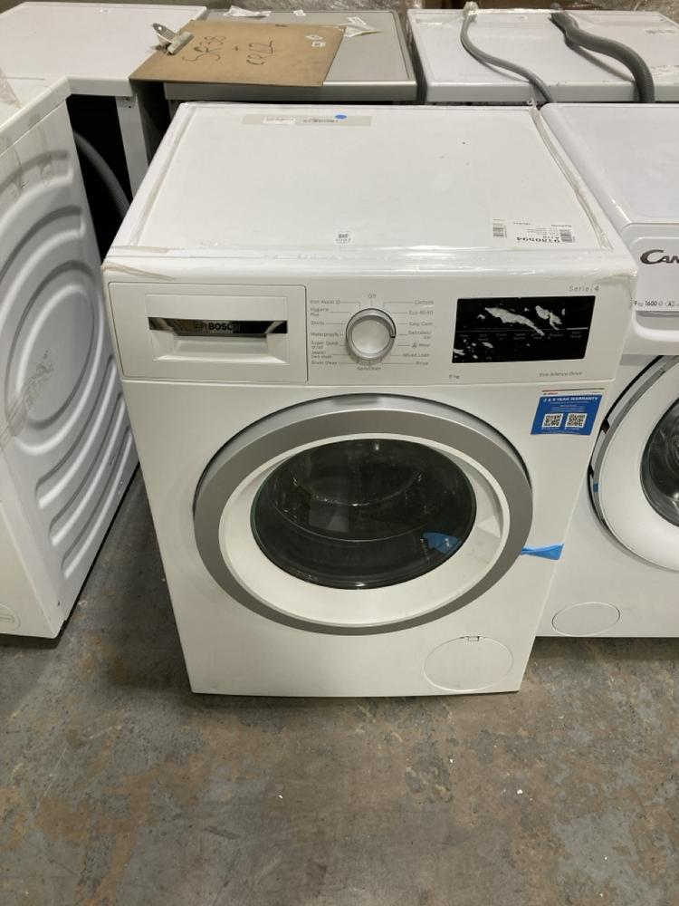 Lot 1097  
            Chesterfield SR38 - Collection or Optional Delivery Available 

                
BOSCH SERIES 4 9KG WASHING MACHINE IN WHITE - MODEL NO. WAN28259GB - ORIGINAL RRP...