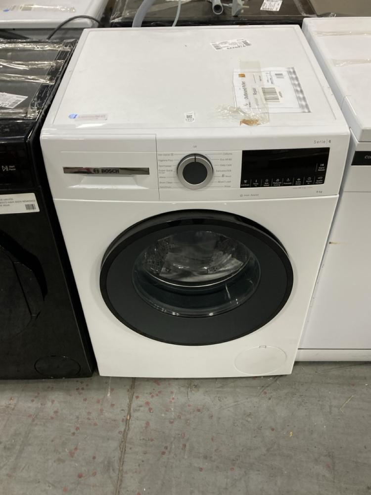 Lot 1103  
            Chesterfield SR38 - Collection or Optional Delivery Available 

                
BOSCH SERIES 6 ANTISTAIN 9KG WASHING MACHINE IN WHITE - MODEL NO. WGG24400GB - OR...