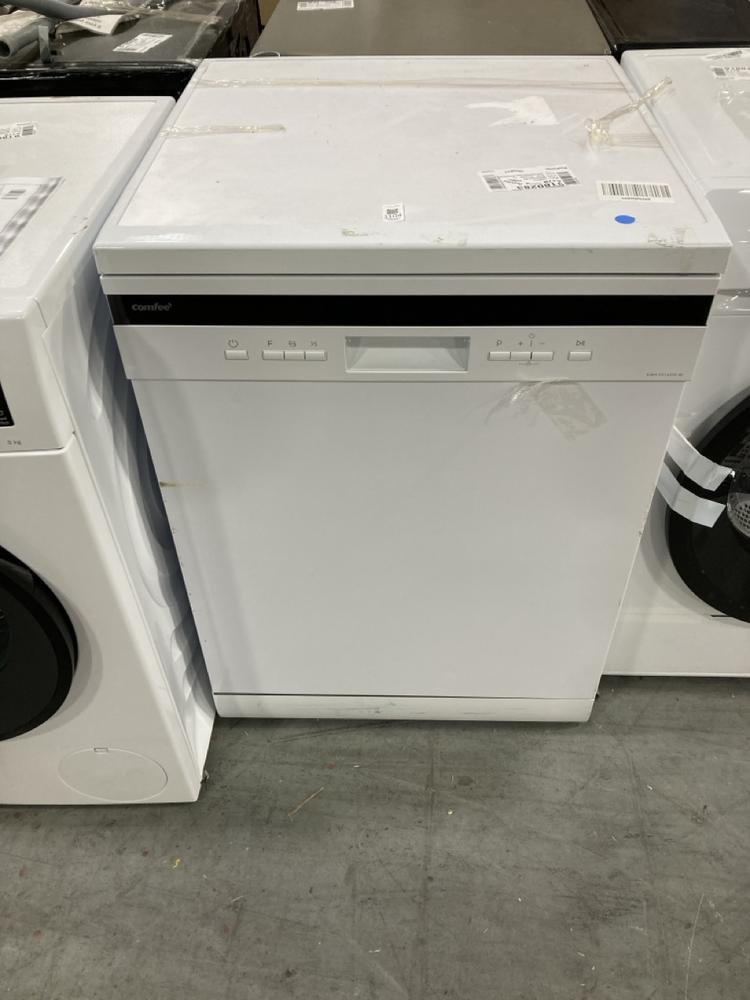Lot 1104  
            Chesterfield SR38 - Collection or Optional Delivery Available 

                
COMFEE FREESTANDING DISHWASHER IN WHITE - MODEL NO. KWH-FD1435E-W - ORIGINAL RRP ...