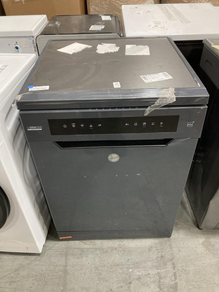 Lot 1108  
            Chesterfield SR38 - Collection or Optional Delivery Available 

                
HOOVER H-DISH 500 DISHWASHER IN GRAPHITE - MODEL NO. HF4B7F0A-80 - ORIGINAL RRP £...
