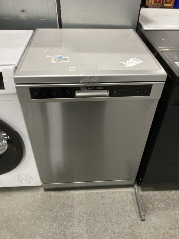 Lot 1138  
            Chesterfield SR38 - Collection or Optional Delivery Available 

                
RUSSELL HOBBS FREESTANDING DISHWASHER IN STAINLESS STEEL - MODEL NO. RH60DW00D2SS...
