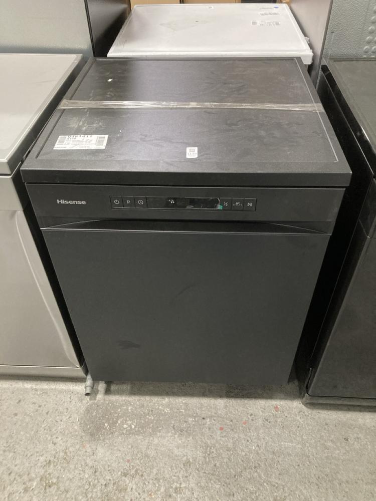 Lot 1139  
            Chesterfield SR38 - Collection or Optional Delivery Available 

                
HISENSE FULL SIZE DISHWASHER IN BLACK - MODEL NO. HS622E90BUK - ORIGINAL RRP £289...