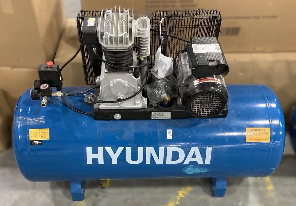 Lot 1193  
            Chesterfield SR38 - Collection or Optional Delivery Available 

                
HYUNDAI HY315OS 150L BELT DRIVE AIR COMPRESSOR (LOCATION: SR37)