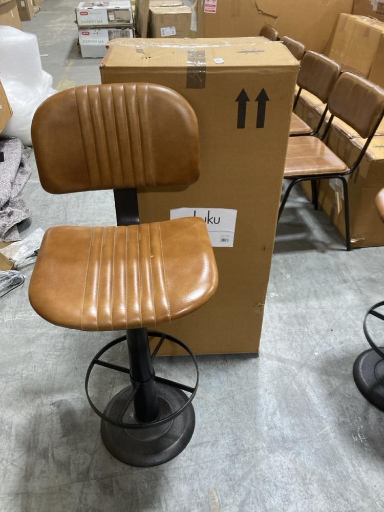Lot 124  
            Chesterfield SR38 - Collection or Optional Delivery Available 

                
NKUKU NARWANA BAR CHAIR - AGED TAN - ONE SIZE - ITEM NO. NC2001 - ORIGINAL RRP £3...