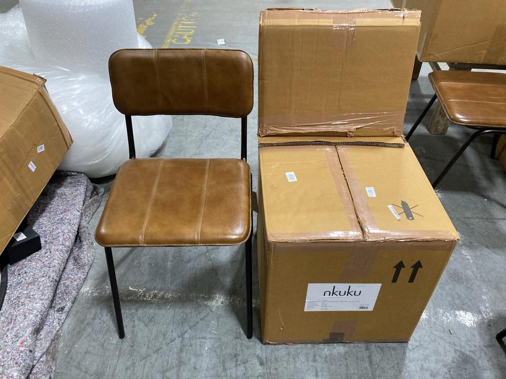 Lot 127  
            Chesterfield SR38 - Collection or Optional Delivery Available 

                
NKUKU UKARI DINING CHAIR - AGED TAN - ITEM NO. UC1001 - ORIGINAL RRP £240 (LOCATI...