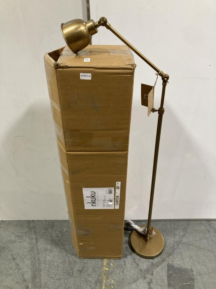 Lot 130  
            Chesterfield SR38 - Collection or Optional Delivery Available 

                
CHPADA TASK FLOOR LAMP - BRASS - ONE SIZE - ITEM NO. CLO301 - ORIGINAL RRP £310 (...