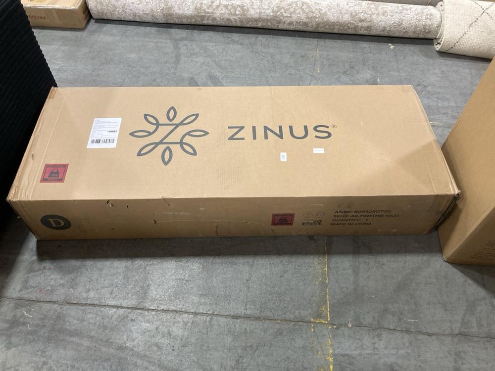 Lot 191  
            Chesterfield SR38 - Collection or Optional Delivery Available 

                
ZINUS AVERY PLATFORM BED FRAME SIZE DOUBLE - MODEL NO. AK-FBMTMB-10UD (LOCATION: ...