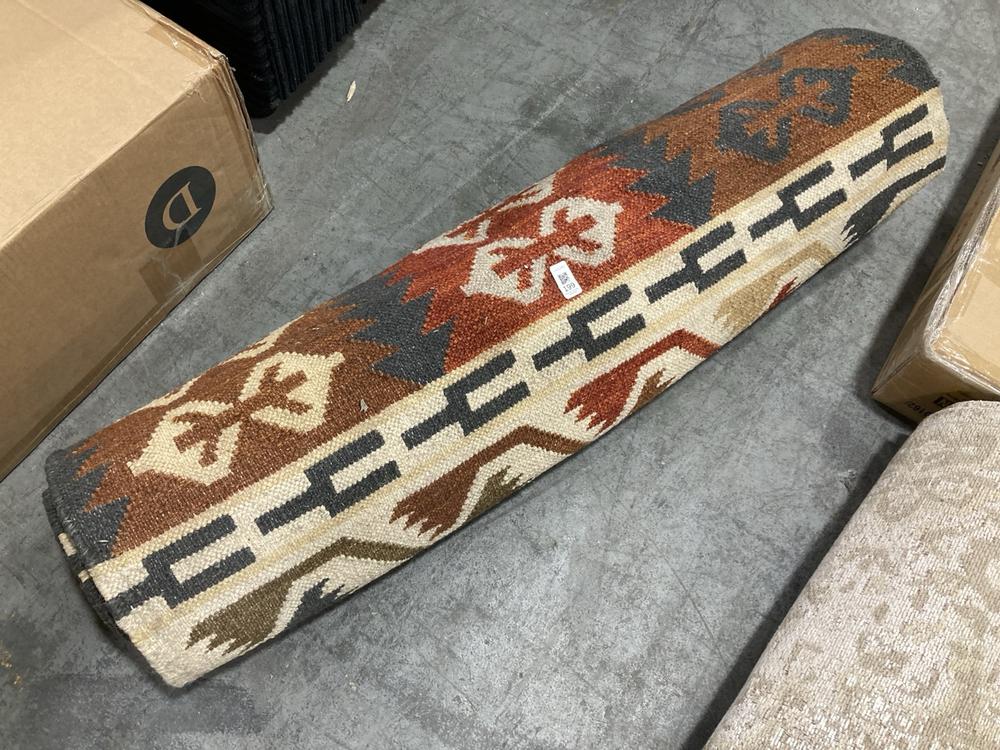 Lot 199  
            Chesterfield SR38 - Collection or Optional Delivery Available 

                
JOHN LEWIS HAND MADE WOOL MIX MANISA KELIM RUG 300 X 200 CM IN MULTICOLOUR - ORIG...