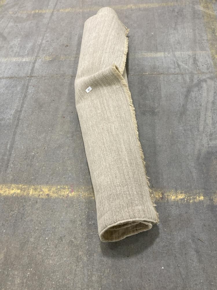 Lot 270  
            Chesterfield SR38 - Collection or Optional Delivery Available 

                
LARGE TASSEL RUG IN BEIGE (LOCATION: SR38 B11)