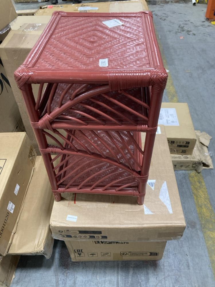 Lot 332  
            Chesterfield SR38 - Collection or Optional Delivery Available 

                
3 X ASSORTED ITEMS TO INCLUDE LA REDOUTE LARSEN VINTAGE 2 DRAWER BEDSIDE IN WALNU...